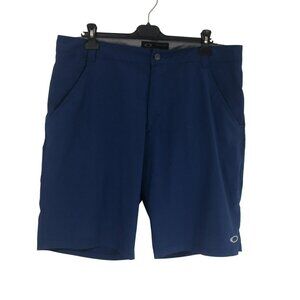 Oakley Shorts Casual Lightweight & Breathable With Pockets Mens Blue Size 38W